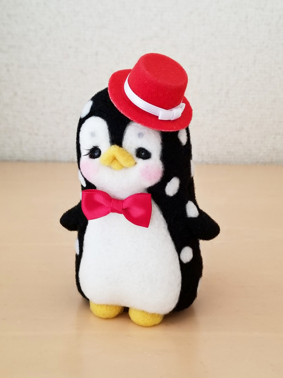 メルヘン♡レトロなペンギンさん 羊毛フェルト ❁昌世❁ 通販