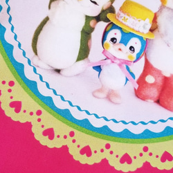 童話♡復古手提包(L)～復古動物(粉色)～ 第4張的照片