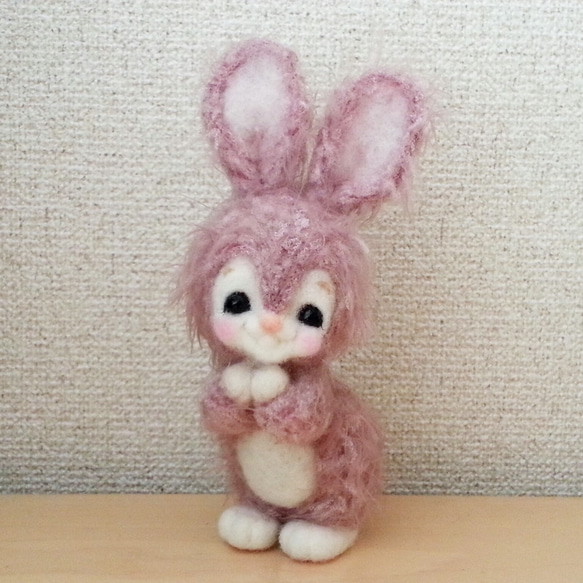 メルヘン♡レトロなウサギさん(ピンク紫) 2枚目の画像