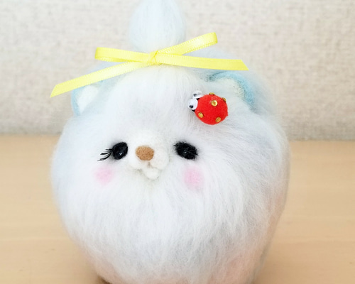 もふこけにゃんころ七変化くまっころ 羊毛フェルト ❁昌世❁ 通販