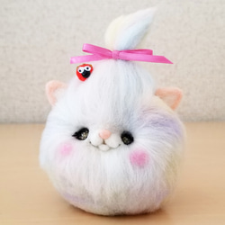 ♥可愛い!!ミシンとネズミ達のオブジェ　メルヘン メルヘン♡レトロなネズミちゃん(蛍光グリーン) ～レトロポップversion