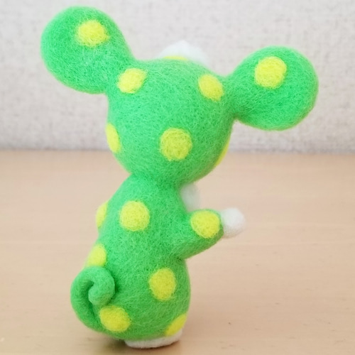 メルヘン♡レトロなネズミちゃん(蛍光グリーン) ～レトロポップversion