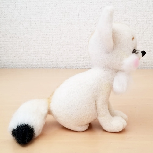 メルヘン♡レトロなフェネックちゃん 羊毛フェルト ❁昌世❁ 通販