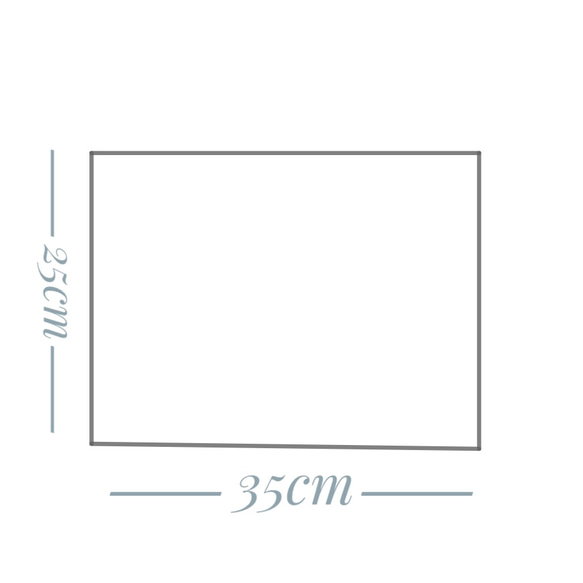 虫たちのランチョンマット　25×35　30×40　40×60　緑 4枚目の画像