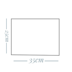 虫たちのランチョンマット　25×35　30×40　40×60　生成り 4枚目の画像