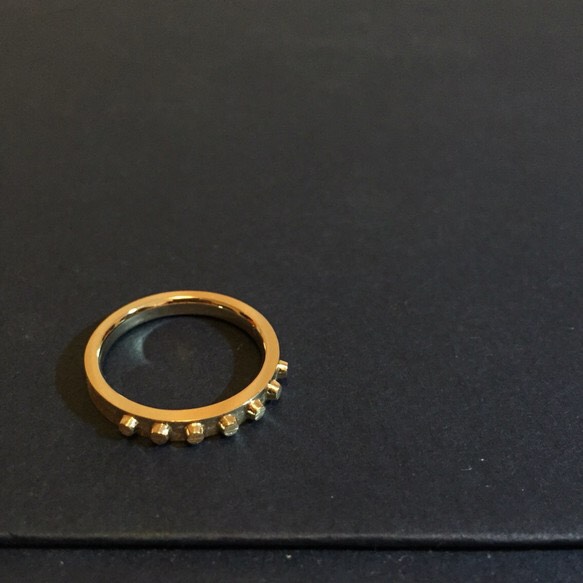 Bumpy ring / K18YG