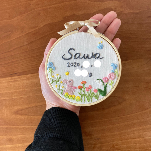 なのはな様オーダー専用ページです ≪セミオーダーで叶える ちょっと贅沢な手刺繍バースボード