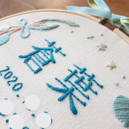 バースボード・命名書刺繍キット】プレママ, マタニティ,誕生日
