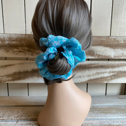♻︎AQ ETHICAL UPCYCLE HAIR ACCESSORIES ‖COTTON SCRUNCHIE シュシュ 4枚目の画像