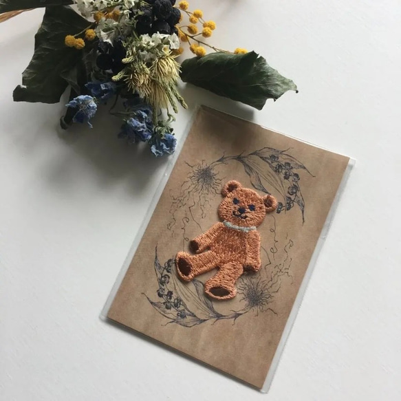 クマのLouis（ルイ）くん /刺繍アイロンワッペン 2枚目の画像