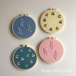 トゥシューズ/ピンク/刺繍アイロンワッペン 4枚目の画像