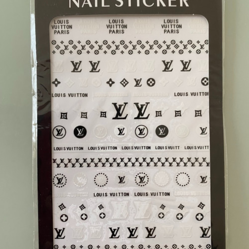 ノーブランド ネイルシール ヴィトン シャネル