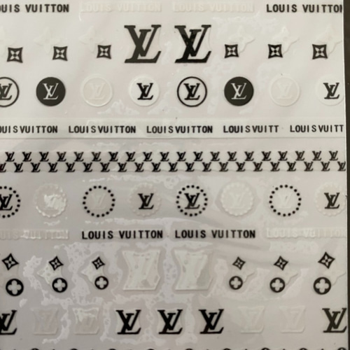 ネイルステッカー ロゴシート ブランドロゴネイル ヴィトン デコパーツ