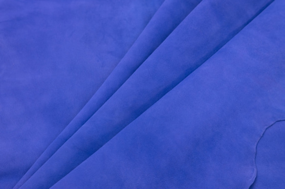シープシルキースエード #9003 Rブルー - Sheep Silky Suede - 天然皮革 Leather 4枚目の画像