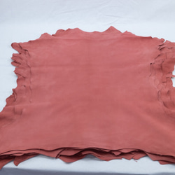 シープシルキースエード #9855 オールドピンク - Sheep Silky Suede - 天然皮革 Leather 1枚目の画像