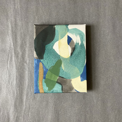 #95 抽象画 原画 A4 95 抽象画 アクリル画 アート 原画 キャンバスボード S2宇宙に横たわる