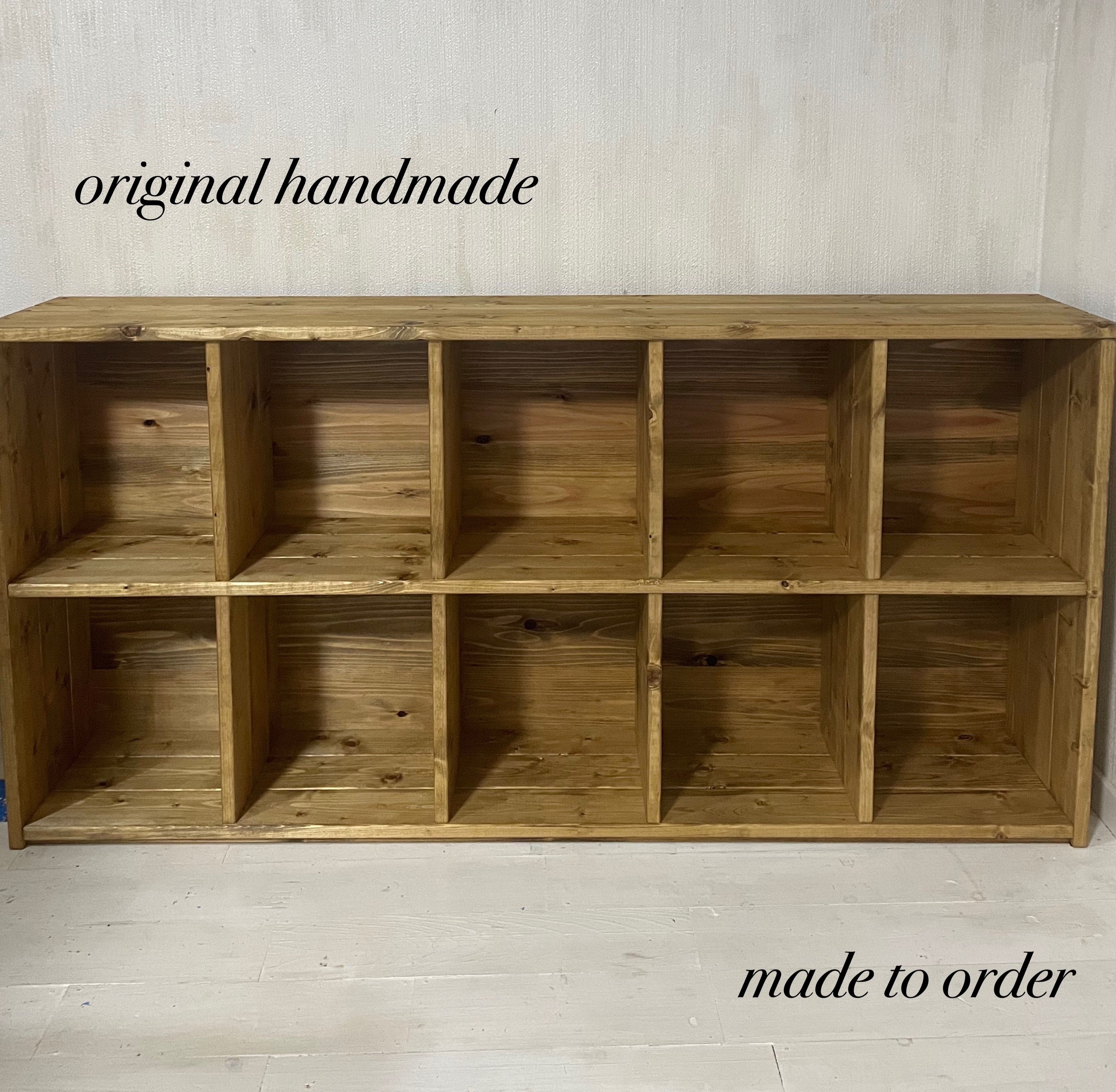 ミドルブラウン10スペースボックス 分類BX-150 オーダー可