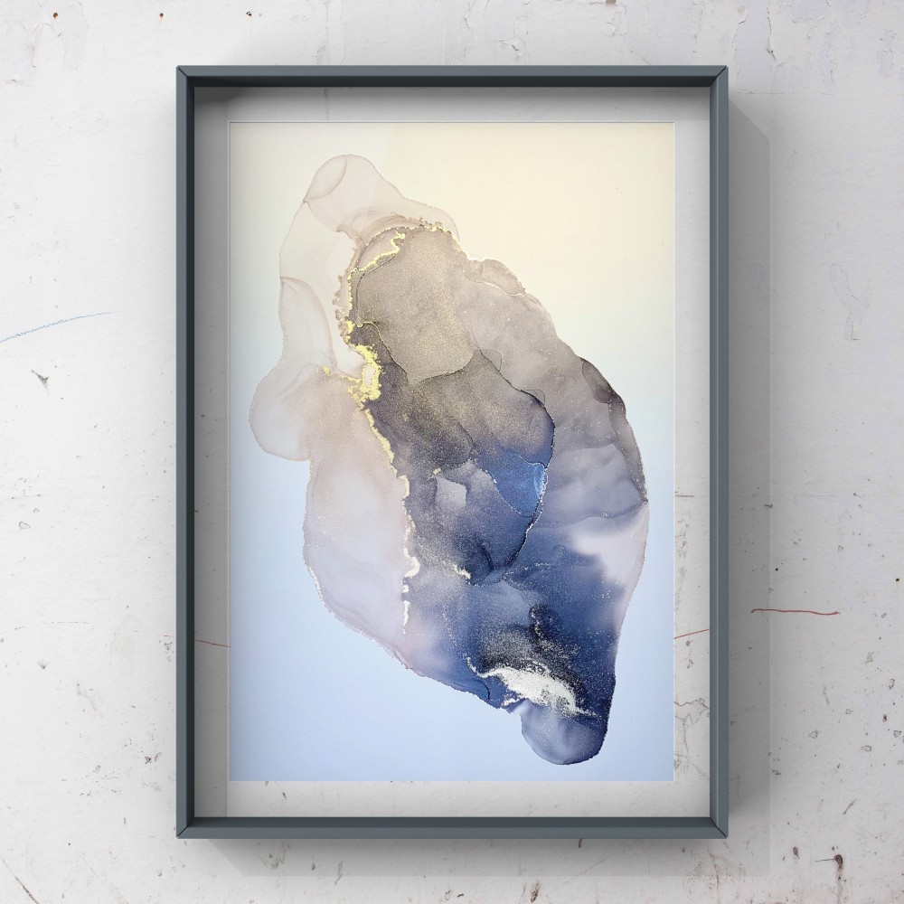 アルコールインクアート（インテリアパネル） 限定1点 】アルコールインクアート インテリア 原画 ＊日本全国