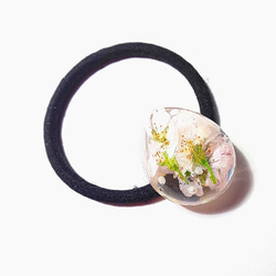 啓翁桜の半分卵型ヘアゴム 桜 さくら サクラ 1枚目の画像