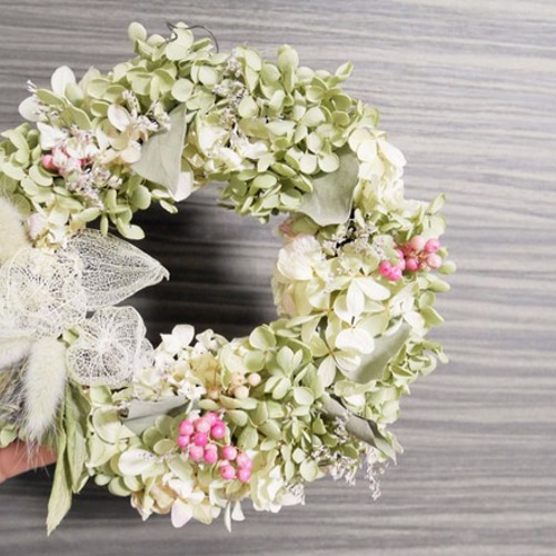 商品名【楓】【柚音】ゆきこ♥花束風スワッグリース✳ 秋冬フラワーリース 商品名【楓】【柚音】ゆきこ♥花束風スワッグリース✳ 秋冬