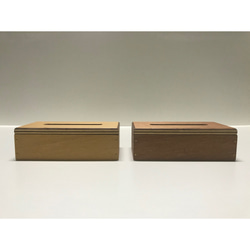 合板によるシンプルなティッシュボックス　木製 2枚目の画像