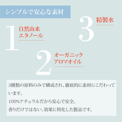 ひんやりクールミスト2本セット/冷感マスクスプレー/ミント/ハッカ/オーガニックアロマ使用/アロマミスト 4枚目の画像