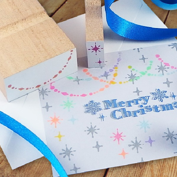 【2個セット】イルミネーションスタンプ 1枚目の画像