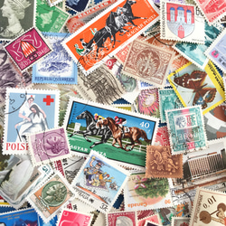 海外のアンティーク切手 50枚 C ＊ ヨーロッパ中心 おまけ付き シール