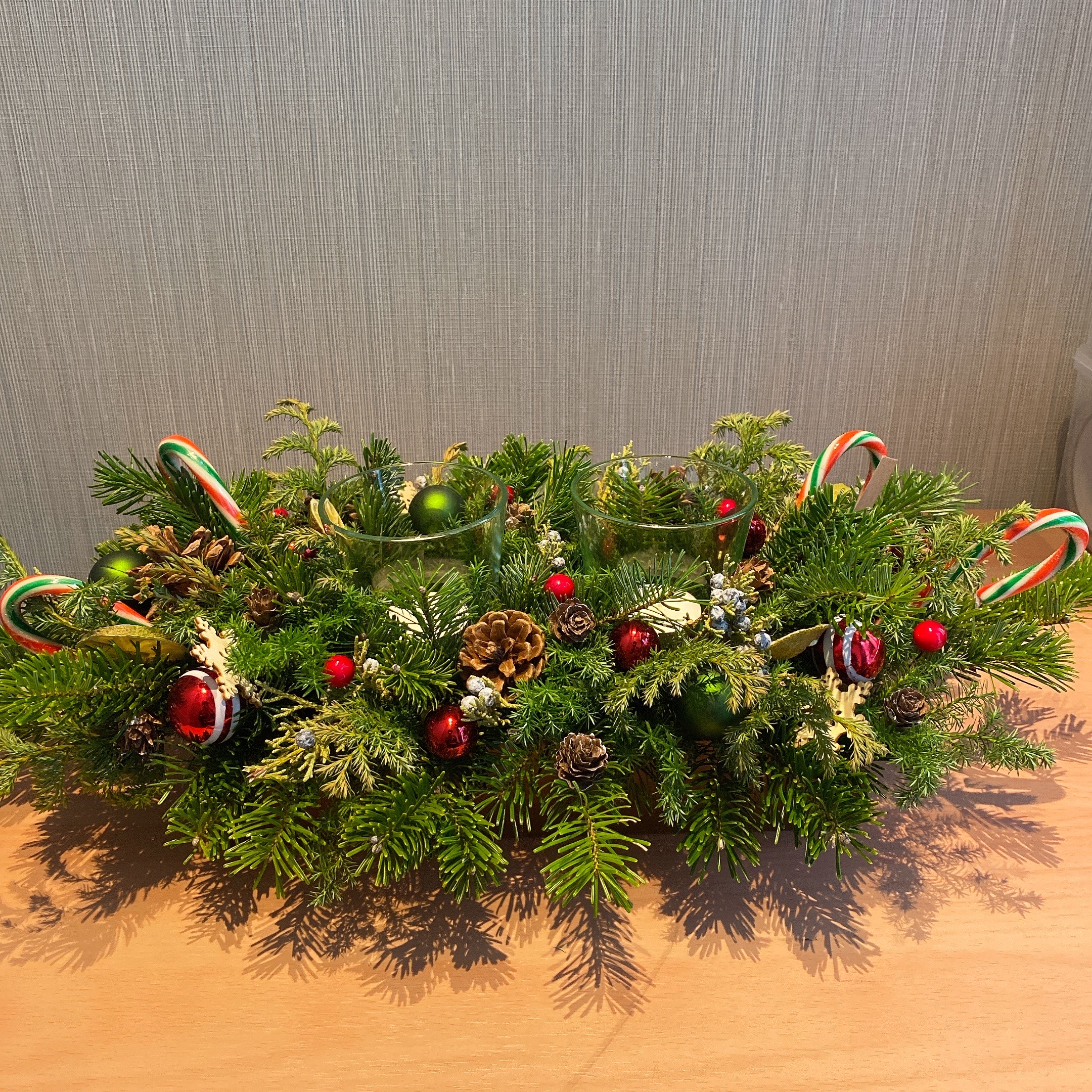 ロングキャンドルアレンジ