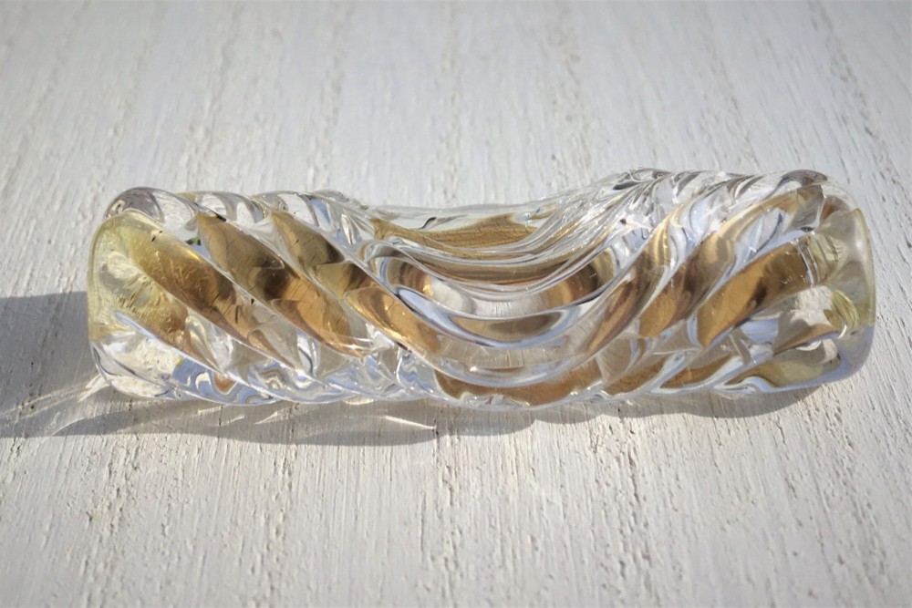 ペン置き　純金焼き付け　金入り