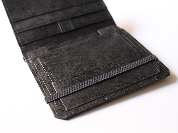 テニュイス 薄い小型財布 帆布×タイベック素材 3枚目の画像