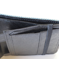 テニュイス 薄い小型財布 ブルーヴィンテージジーンズ 3枚目の画像