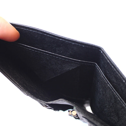 テニュイス 薄い小型財布 ブルーヴィンテージジーンズ 6枚目の画像