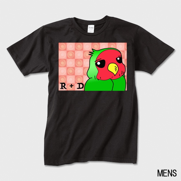 NEWコザクラインコA4判プリントTシャツ [ ブラック ] 【送料無料】 2枚目の画像