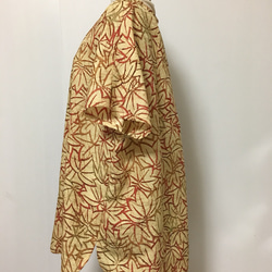 正絹 羽織リメイク  チュニック フリーサイズ 3枚目の画像