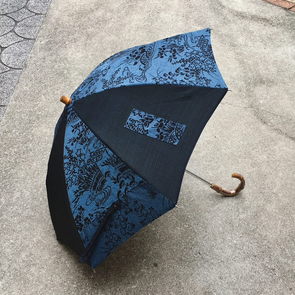 新品正絹反物リメイク日傘♪ 奪い