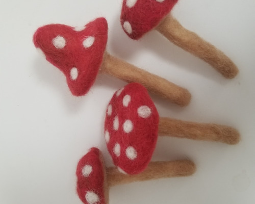 羊毛フェルト きのこセット キノコ プレゼント 飾り その他インテリア