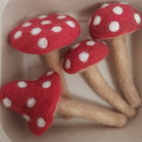 羊毛フェルト きのこセット キノコ プレゼント 飾り その他インテリア