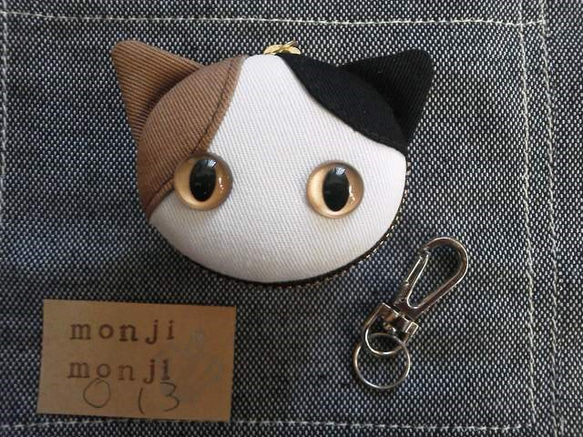 三毛猫マカロンポーチO13 ポーチ monjimonji 通販 5364235｜Creema