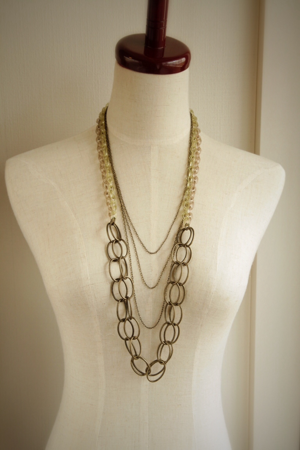 ダブルチェーンネックレス