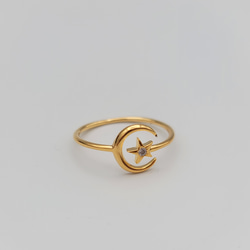 星月gold ring C-14G 5枚目の画像