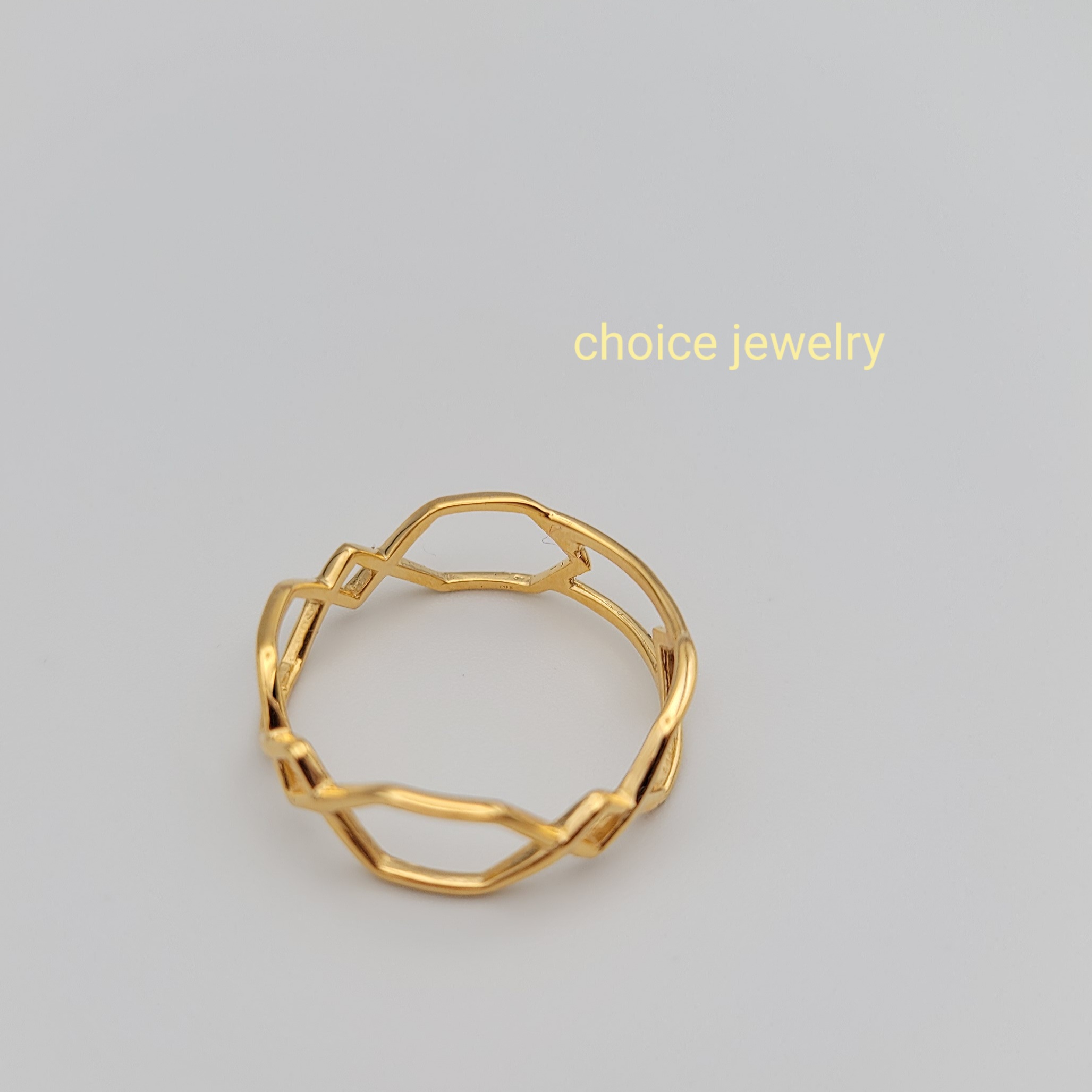 デザインスクウェアーgold ring C-23G