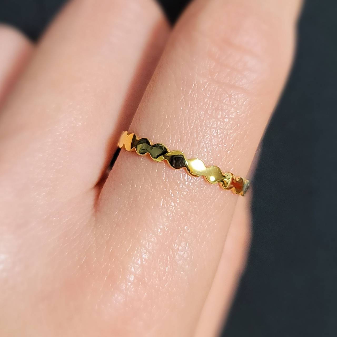 まるまるデザインgold ring C-6G