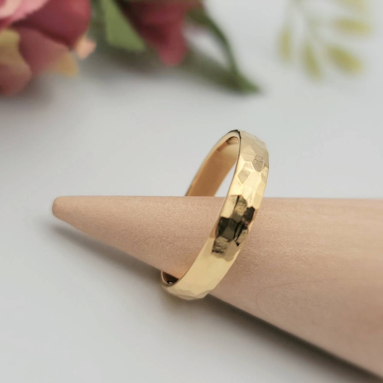 デコボコ甲丸gold ring C-026G