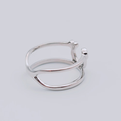 ❣️ハート❣️スマイルsilver Ring　　C-32 6枚目の画像