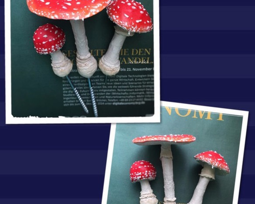 ベニテングタケ:リアルpick 3本セット その他インテリア雑貨 PilzHase