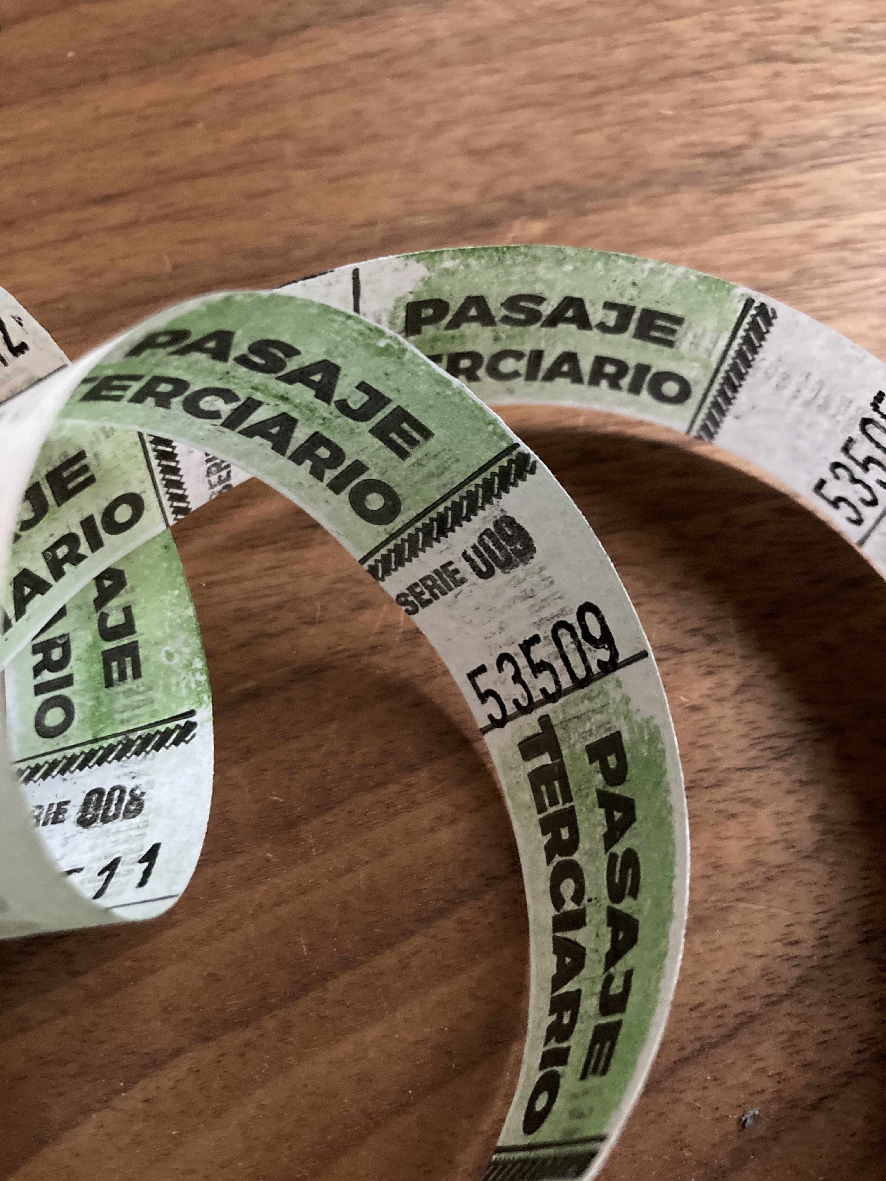 【絶品】 アルゼンチンロールチケット PASAJE タグ・台紙 Pokke 通販 コレクション