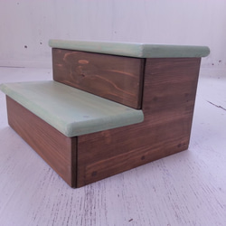 兒童踏腳凳天然漆可訂購天然家具可愛兒童房商店夾具北歐味道時尚 第2張的照片