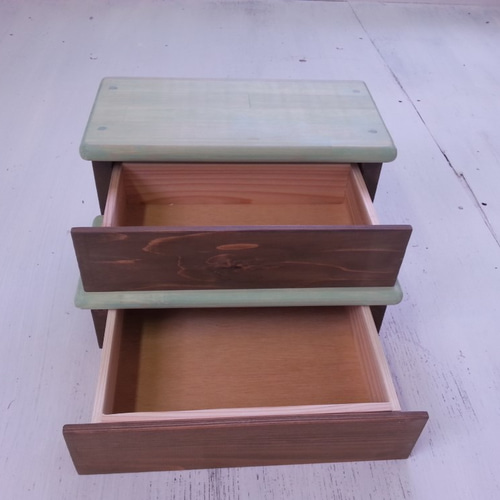 子供用、引き出し付のステップ台 踏み台 オーダー可 ナチュラル