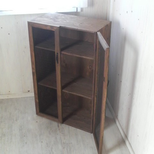 【1点のみ】ナチュラルアンティークな扉のようなキャビネット 1点のみ】ナチュラルアンティークな扉のようなキャビネット